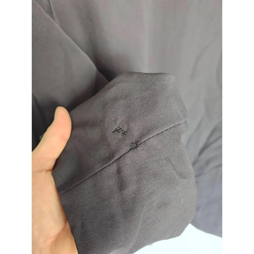 Rohan‎ Blazer Winter Fusion Charcoal Dark Gray Quilted Insulation 46 Two Button